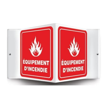 Accuform PROJECTION SIGN FIRE EQUIPMENT FRPSP611 FRPSP611